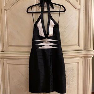 Gorgeous BCBGMAXAZRIA satin dress. Worn once. No stains no flaws. Size 2